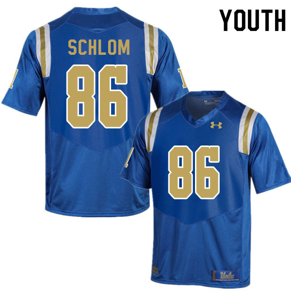 Youth #86 Bradley Schlom UCLA Bruins College Football Jerseys Sale-Blue